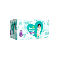 帮宝适清新帮拉拉裤L号大码104片/箱 泡泡拉拉裤