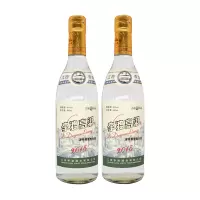 [赠品勿拍]李渡高粱黄金版2015 45度490ml*2双支装 光瓶白酒 固态法高粱酒