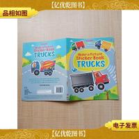 [外文原版]Make a Picture Sticker Book Trucks[贴纸用过]