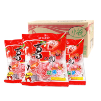 【喜之郎旗舰店】苹果草莓口味喜庆果冻布丁 婚庆糖果零食 90克*24袋 草莓