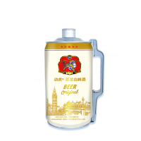 【劲虎原浆啤酒】11度精酿原浆优质麦芽啤酒白啤酒2L桶装