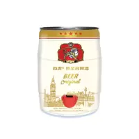 【劲虎原浆啤酒】11度精酿原浆优质麦芽啤酒白啤酒5L*1桶装