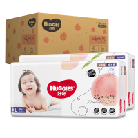 好奇(Huggies)铂金装成长裤XL96片 男女宝宝通用婴儿超薄透气拉拉裤学步裤训练裤尿不湿官方正品