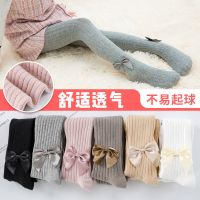 儿童针织打底裤 女童九分连裤袜小童1-3-5-7春秋袜子小孩外穿儿童长裤