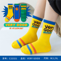 [3双装]儿童袜子秋冬季透气吸汗棉质男童女童高筒袜儿童袜韩风ins潮