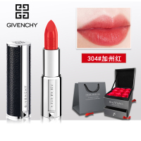 【专柜正品】纪梵希（Givenchy）香榭高定天鹅绒小羊皮口红 高级定制系列唇膏 304#加州红 送精美礼盒礼袋