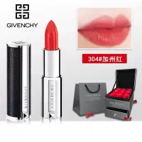 【专柜正品】纪梵希（Givenchy）香榭高定天鹅绒小羊皮口红 高级定制系列唇膏 304#加州红 送精美礼盒礼袋