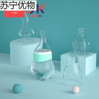 喂药神器婴儿防呛喝水奶瓶宝宝喝药喂水小滴管吃药儿童小孩喂药器 绿色喂药器+喂辅食硅胶勺头+喂奶硅胶奶嘴头+送奶瓶刷