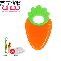 宝宝牙胶磨牙棒神器婴儿咬咬乐防吃手抓玩具牙咬胶无毒硅胶可水煮 二段【胡萝卜】