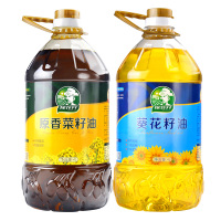 探花村 菜籽油4L*1葵花籽油4L*1 非转基因 葵花籽油 植物油食用油