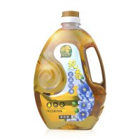 探花村 纯香亚麻籽油3L 胡麻油 月子油 含亚麻酸食用油