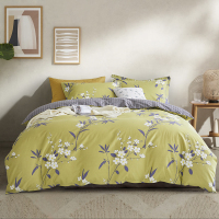 宏石家纺全棉环保印花四件套-清甜花梦