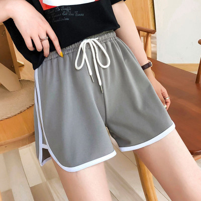 学院风2020夏季新款学生宽松运动短裤潮少女韩版休闲跑步阔腿热裤