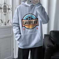 秋冬季新款连帽卫衣男韩版潮流百搭上衣ins港风宽松加绒加厚外套