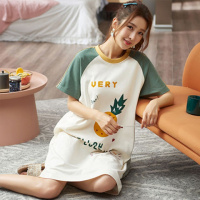 2021新款睡衣女棉质睡裙女夏季短袖薄款春秋公主风可爱夏天裙子