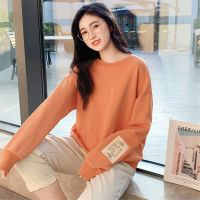 春秋季长袖卫衣女韩版宽松学生大码女装外套女潮ins百搭薄款上衣