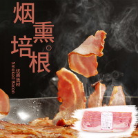 培根切片手抓饼早餐烟熏培根肉片