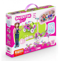 engino英吉诺欧洲原装进口儿童益智玩具女孩系列15合1拼装积木模型女孩礼物