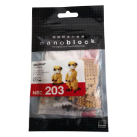 nanoblock日本小颗粒拼插积木迷你藏品-猫鼬