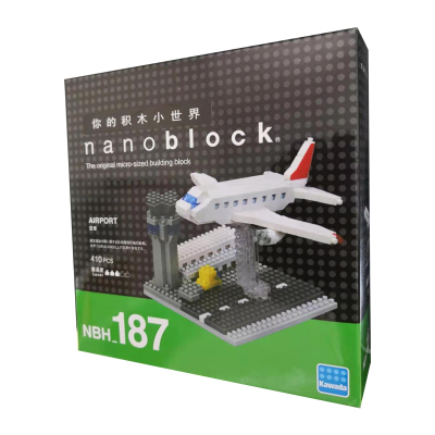 nanoblock日本小颗粒拼插积木世界名胜-飞机场