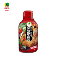 品高 台湾风味黑胡椒牛排酱300g*5 黑胡椒牛排烤肉酱黑胡椒调味酱意大利面牛排酱