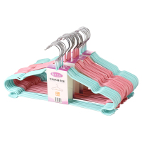 鑫精诚 S钩防滑无痕浸塑晾衣架 成人纳米干湿两用晾晒架加长40cm