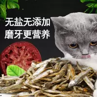 猫零食小鱼干淡水无盐猫咪零食猫吃鱼干袋装白条鱼批发磨牙增肥