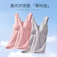 摩登孕妈(MODENGYUNMA)夏季孕妇哺乳衣辣妈哺乳吊带交叉舒适弹力孕妈产妇居家喂奶服免穿文胸喂奶衣莫代尔