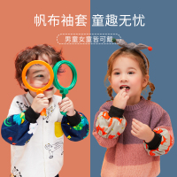 夏豹KK树儿童罗口袖套春夏季婴幼儿宝宝防脏套袖男童女童小孩卡通护袖
