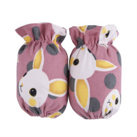 夏豹可爱法兰绒防脏护袖婴儿袖套男孩短款婴幼儿女孩儿童套袖女童卡通