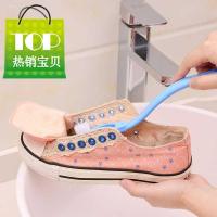 夏豹长柄洗鞋刷洗鞋清洁刷鞋刷子鞋子清洁刷软毛刷a洗衣刷塑料鞋刷