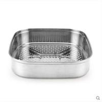 夏豹不锈钢蒸笼屉蒸架蒸屉蒸笼蒸格蒸片蒸盘方形连体锅电热锅电火锅