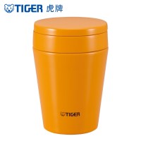 虎牌(tiger)保温杯MCC-B30C不锈钢真空汤杯小巧焖烧杯女士便携300ml 南瓜黄(YS)