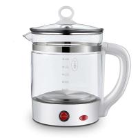 多功能养生壶全自动玻璃妖怪大容量一体电热花茶壶家用煮茶器电热水壶 白色二档机械养生壶