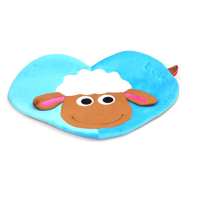 家居吸水防滑毛绒地垫 心形卡通超细超柔绒面地毯 款式随机