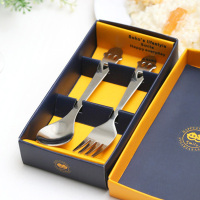 便携不锈钢餐具礼品套装叉子勺子(两件套)勺筷叉便携勺子筷子叉子