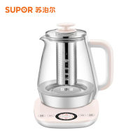 苏泊尔(SUPOR) SW-15Y12 1.5L 高硼玻璃多功能智能预约养生壶裸粉色