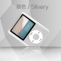 银色[不带外放] 8G[买一送九大礼包]送OTG下载器 mp3 音乐播放器OTG超薄可爱迷你随身听有屏MP4 学生跑步运