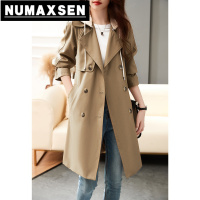 纽曼森(Numaxsen)时髦风衣女式2022年秋季新款韩系气质百搭显瘦简约风外套