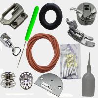 老式脚踏缝纫机配件 牛皮带皮圈梭壳 压脚针夹 针板牙齿ss