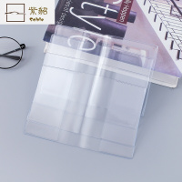 残疾证保护套二代残疾人证外皮套 残疾人证透明保护套 磨砂残疾证皮套绿色外壳ss