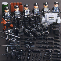 军事小人仔偶拼装积木兼容乐高玩具军团二战部队穿越火线士兵