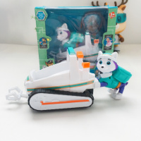 男女孩版救援巡逻车队玩具套装 儿童玩具车