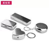 不锈钢药盒钥匙扣随身便携药丸盒糖果盒一周药盒口香糖收纳盒