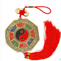 五行八卦福纯铜太极十二生肖八卦镜风水镜健康