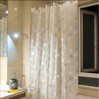 浴杆浴帘套装卫生间裕帘浴室隔离帘浴缸档水帘干湿