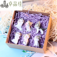 起司猫摆件甜甜私房猫模型猫小奇chi 可爱猫咪玩偶桌面公仔手办Eb