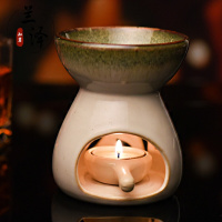 泰式精油炉 陶瓷香薰灯卧室精油灯熏香薰炉创意大容量送精油蜡烛