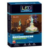 有趣的三维立体拼图?亮起来的美国自由女神像无9787110081532