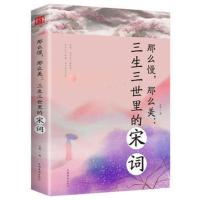 鹏辰正版那么慢,那么美一三生三生里的宋词 中国古典诗词作品集 作品背后的爱恨情仇 诗词鉴赏